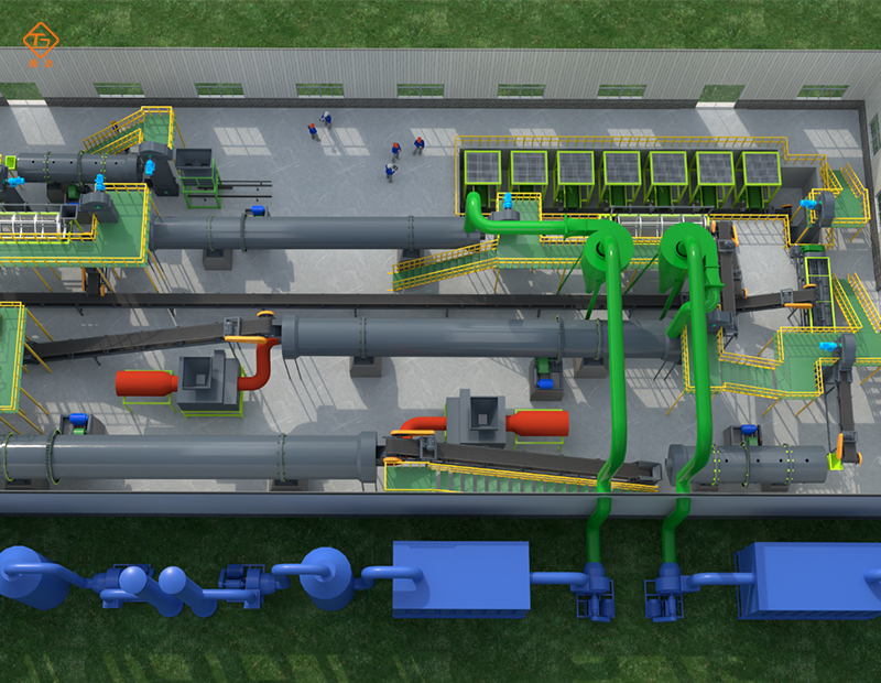 氮磷鉀復合肥生產線